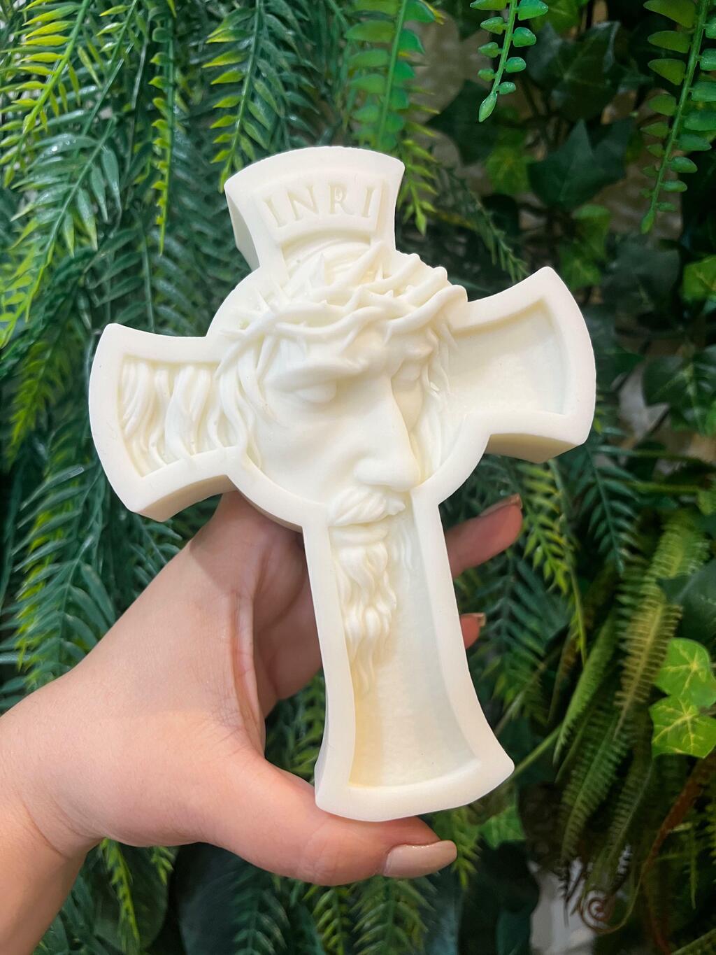 Kit Vela Oratório Slim N.S. Aparecida + Face de Jesus Cristo em 3D + Dezena do Espirito Santo - Image 3